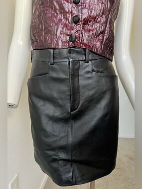 CO-OP Reak Leather MIni skirt- SUPER CUTE SEXY! 4